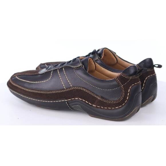 Johnston & Murphy Shuler $130 Men\'s Bicycle Oxfords Shoes Sz 9 M 25-1145 EUC